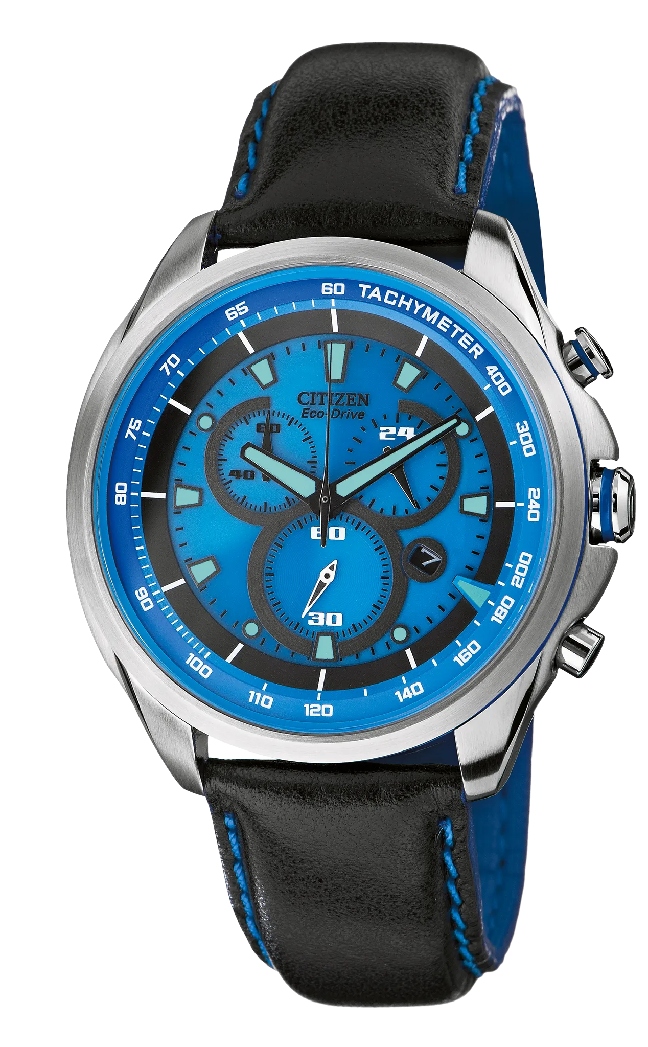 Sport Casual Blue Dial Leather Strap AT2180-00L | CITIZEN